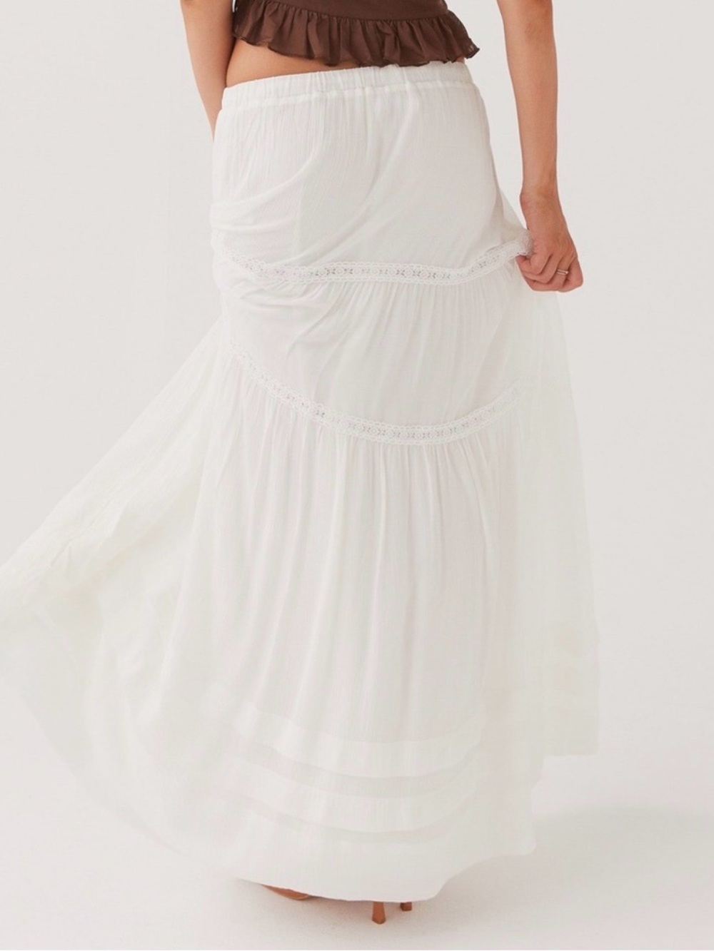 Peppermayo Moonstone Tiered maxi skirt - Picture 2 of 5